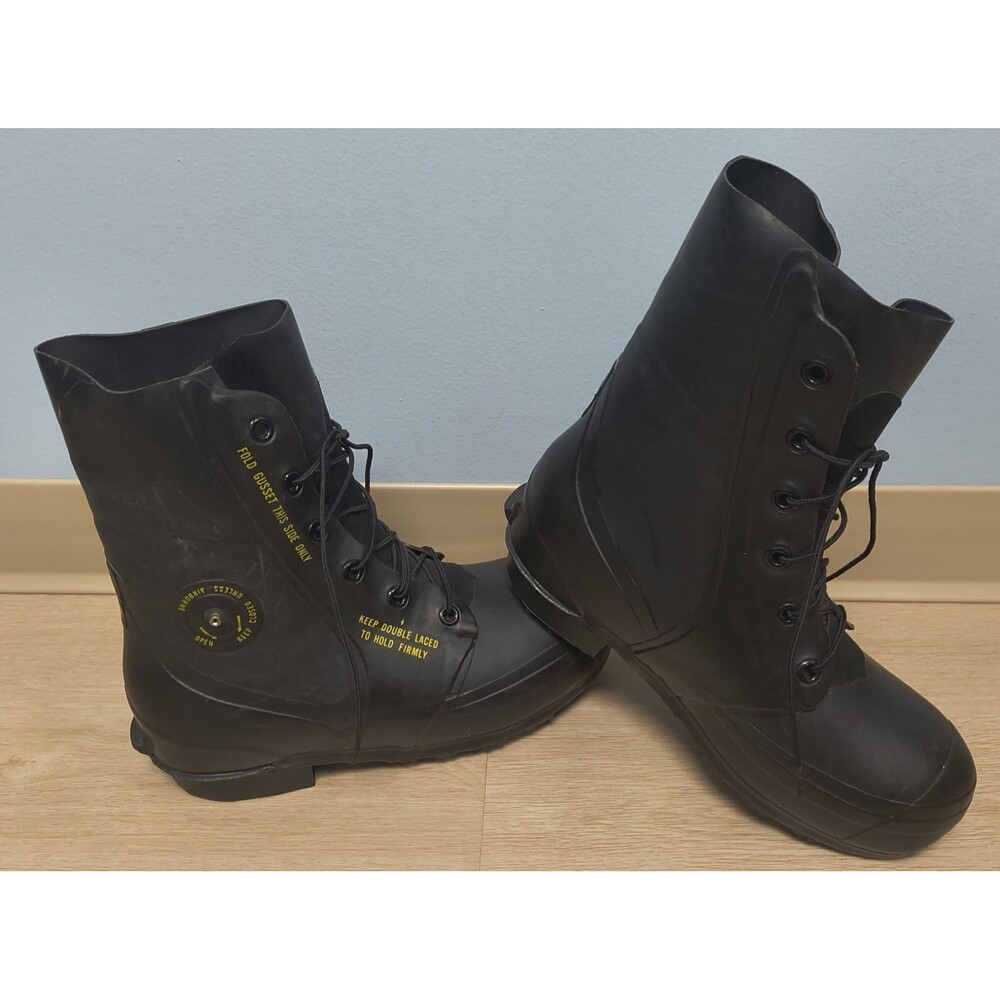 1988 Us Military Black Bata Mickey Mouse Boots Size 10r